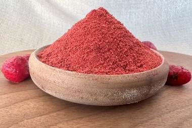 Lyofilizovaný jahodový prášek