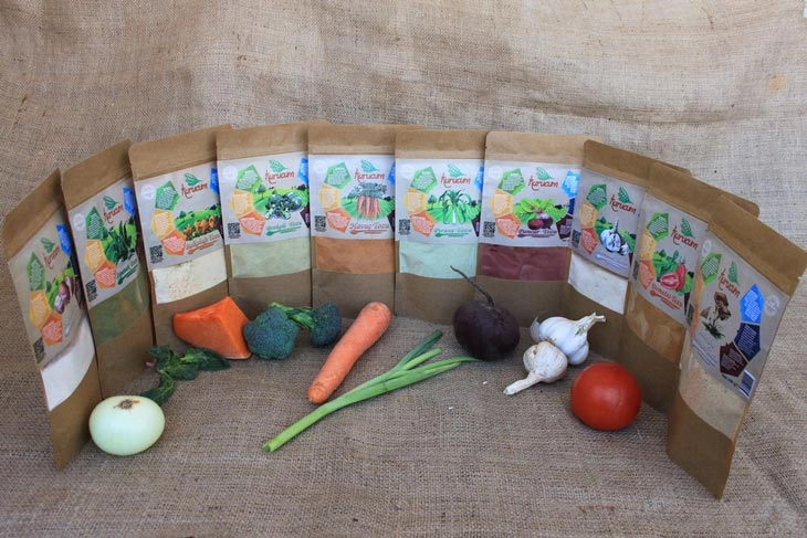 Gemüsepulver-Set – 10 Packungen à 100 g mit verschiedenen Gemüsepulvern – Foto 2