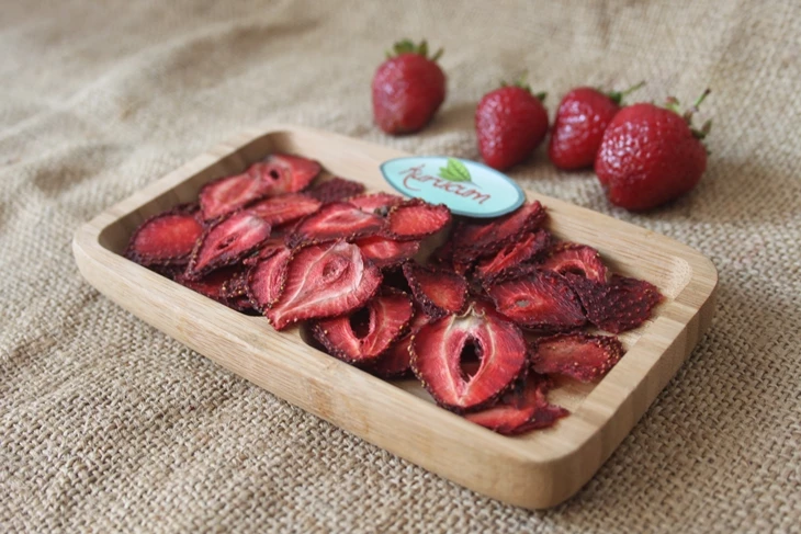 Wo findet man getrocknete Erdbeeren?