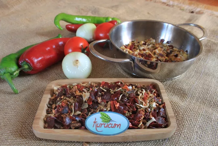 Mélange de menemen déshydraté (Base de menemen) fourni en vrac aux fabricants et distributeurs alimentaires