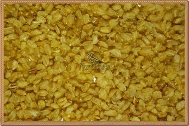 Pre‑cooked wheat