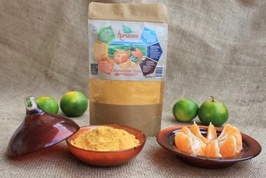 Dried mandarin powder