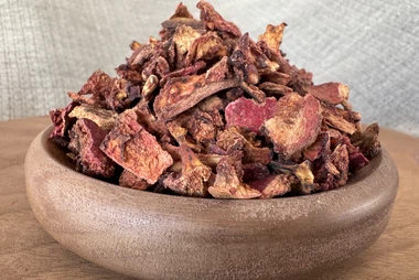 Dried pomegranate peel