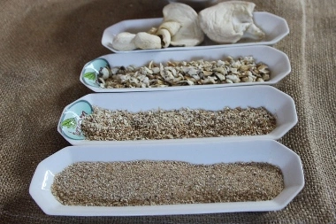 Dried mushroom powder