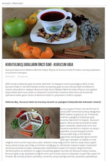Tarim.com.tr news, page 1/3 – Kurucum Food