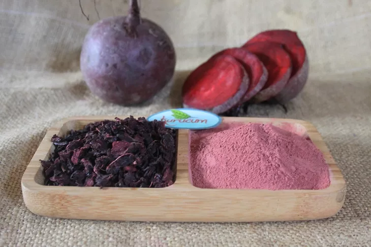 Where is dried beetroot used?