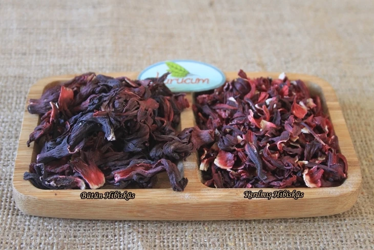 Where is dried hibiscus used?