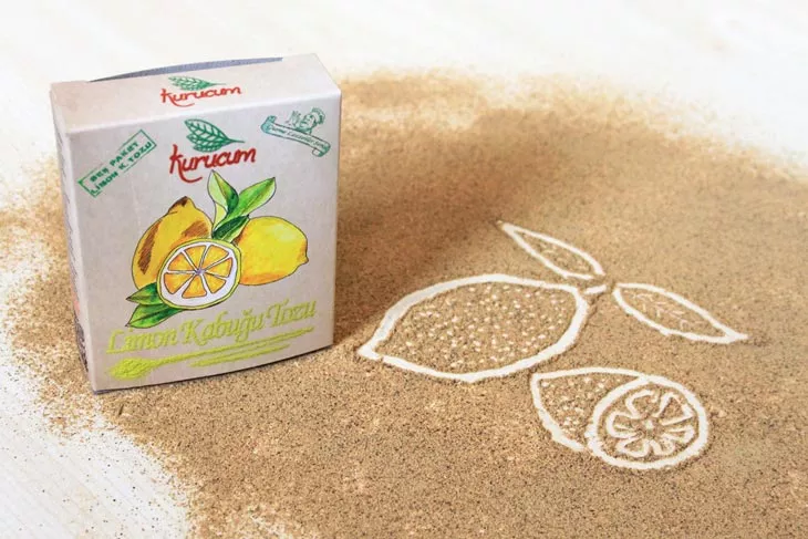 Lemon Peel Powder export-ready packs from Kurucum Food, Isparta