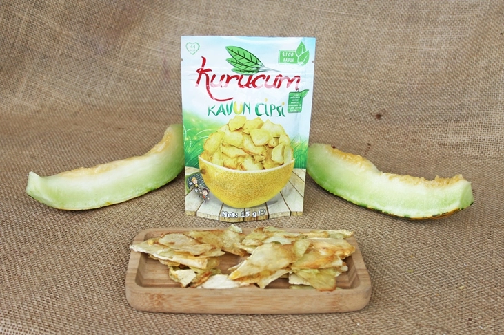 Melon Chips export-ready packs from Kurucum Food, Isparta