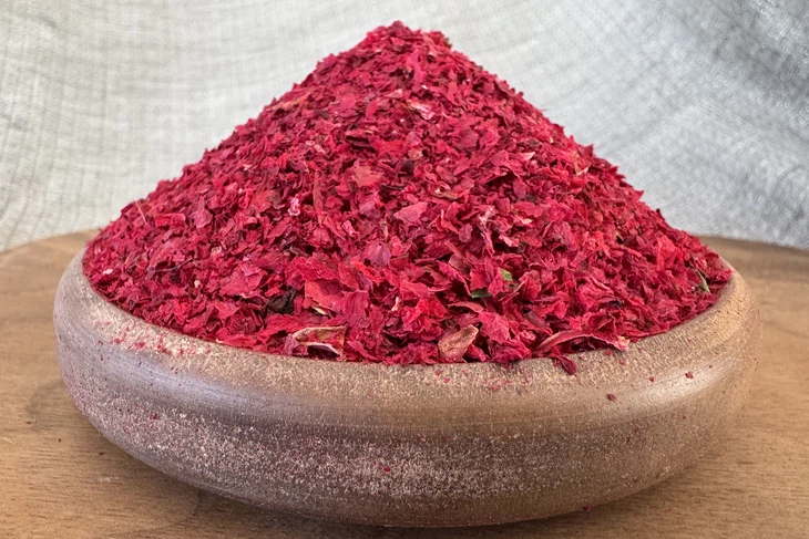 Hibiscus powder and granules