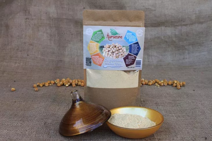 Precooked Chickpea Flour for industrial food production and private-label orders