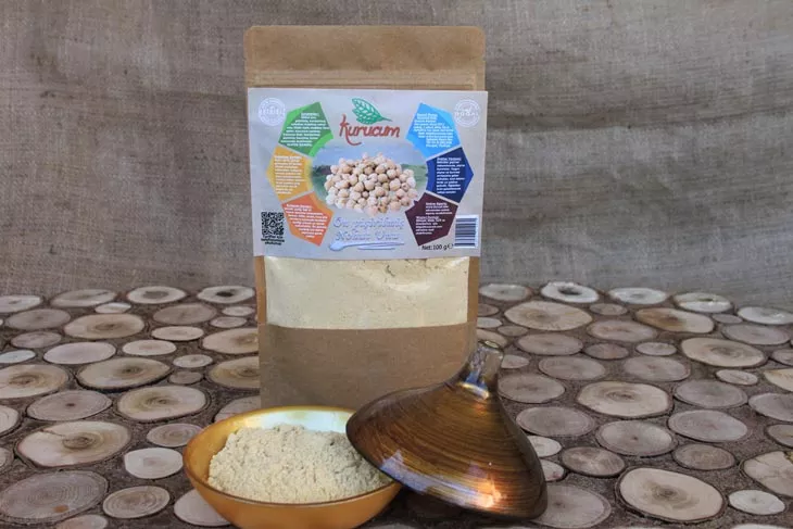 Precooked Chickpea Flour in bulk packaging for wholesale buyers