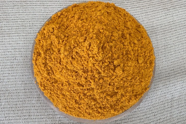 Where is dried turmeric used?