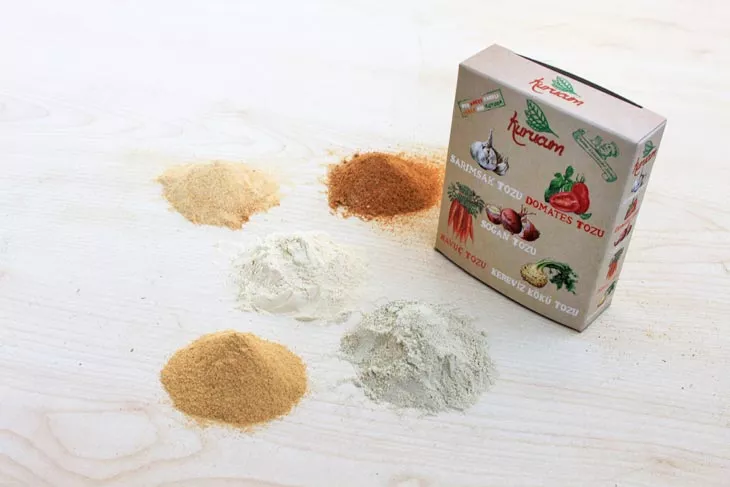 Vegetable Powder Set in bulk packaging for wholesale buyers