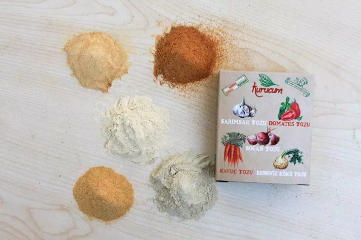 Vegetable Powder Set supplied in bulk to food manufacturers and distributors