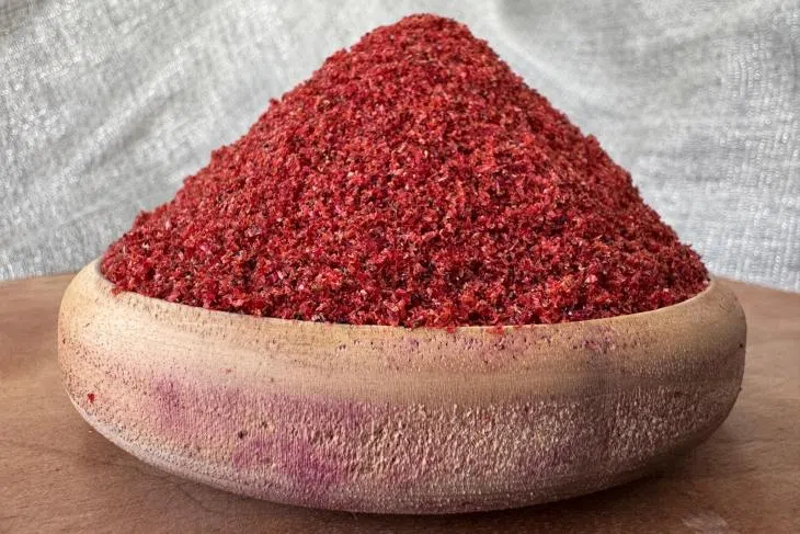 How is dried barberry (zereshk) made?