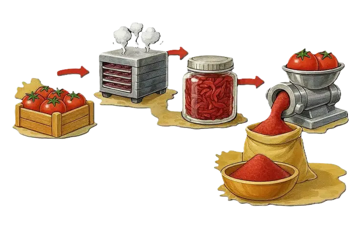 bubuk tomat – apa itu dan bagaimana cara pembuatannya