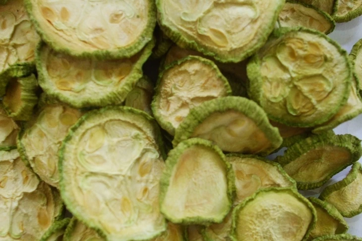 Gedroogde courgette in bulk geleverd aan voedingsmiddelenfabrikanten en distributeurs