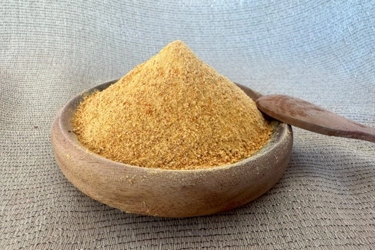 Exportklare verpakkingen pompoenpoeder van Kurucum Food, Isparta