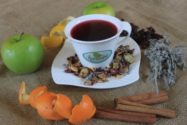 ceai de fructe deshidratat