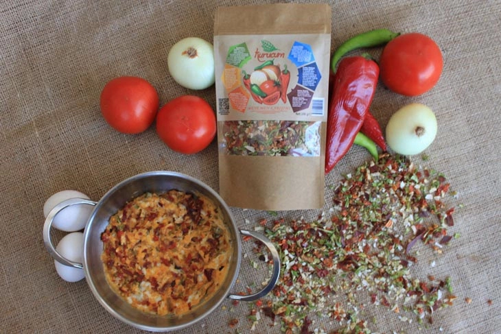 Unde se utilizează menemen mix uscat?