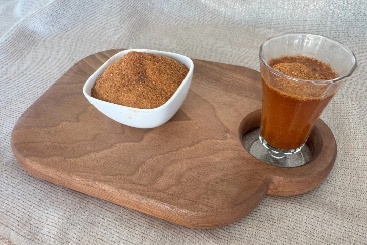 Where is dried rosehip used?