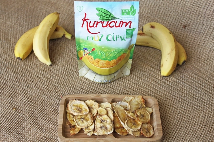 Torkade bananchips – foto 1