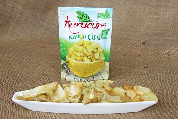 Melonchips levereras i bulk till livsmedelstillverkare och distributörer